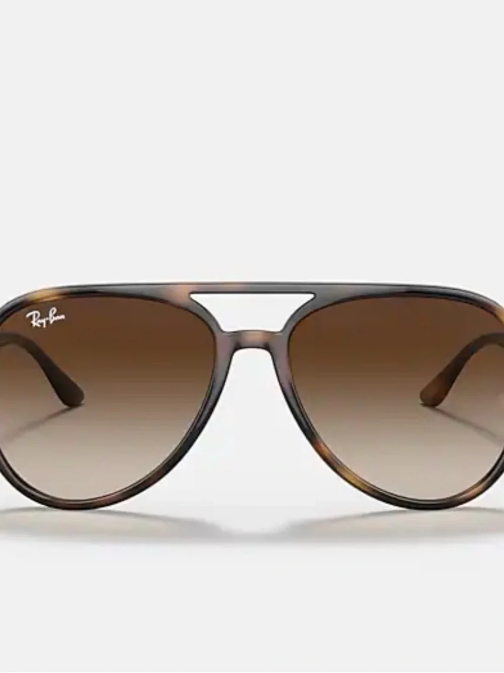 Ray-Ban Brown Tortoise Frame Sunglasses with Black Lenses